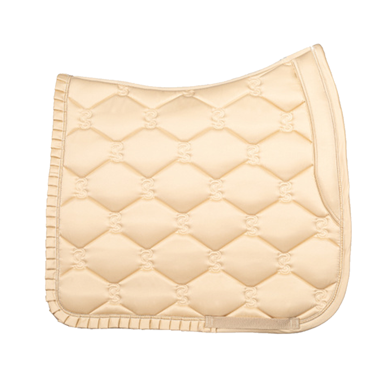 PS Of Sweden Ruffle Dressage Saddlepad - Sand-1